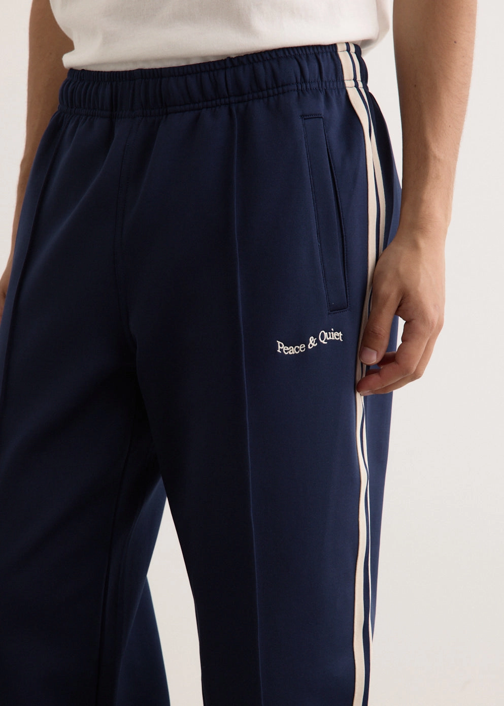 Wordmark Track Pants SoftCottonBlend Everyday Comfort Wear
