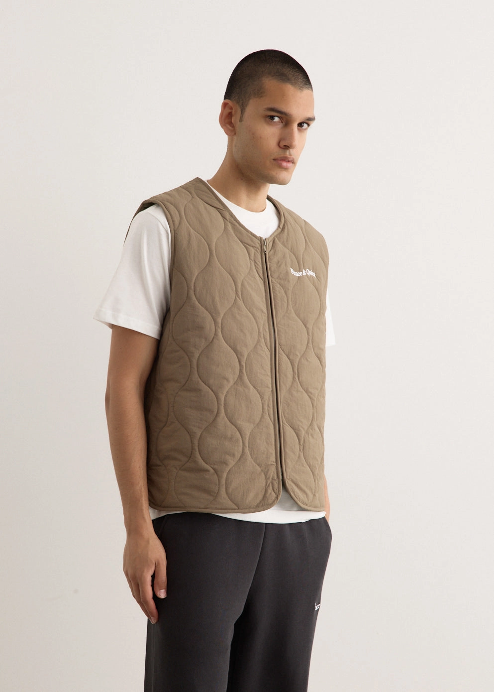 short size Static Dissipative Fiber Wordmark Vest