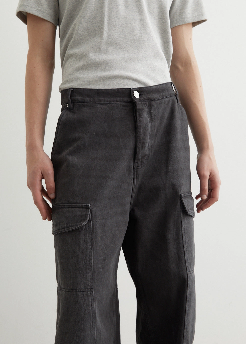Worker Baggy Pants Breathable Waist