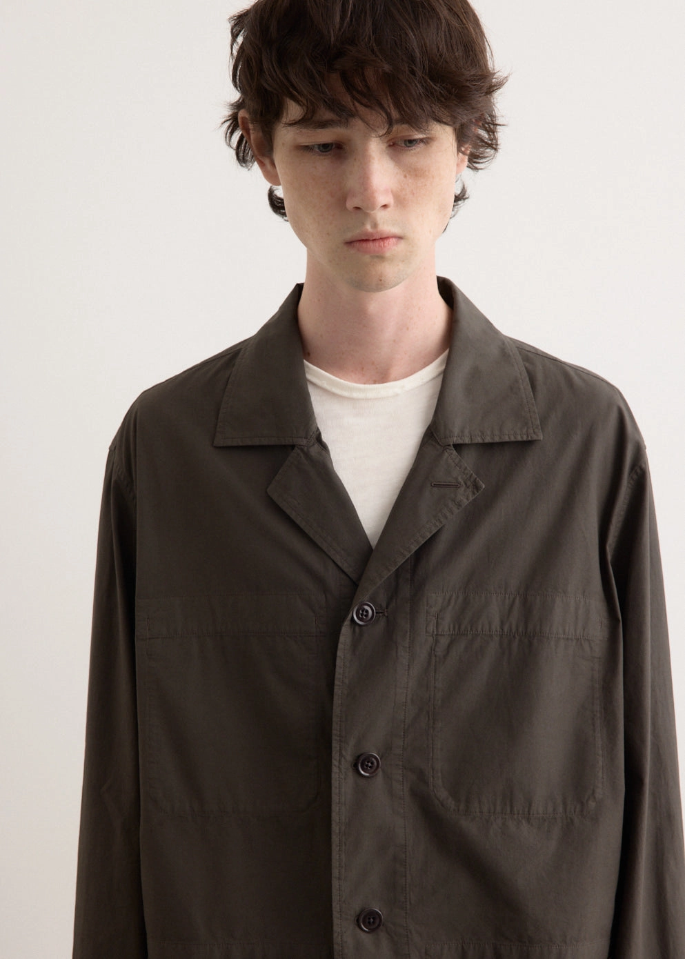 Flexible Shoulder Construction Tall Length Workwear Shirt Jacket