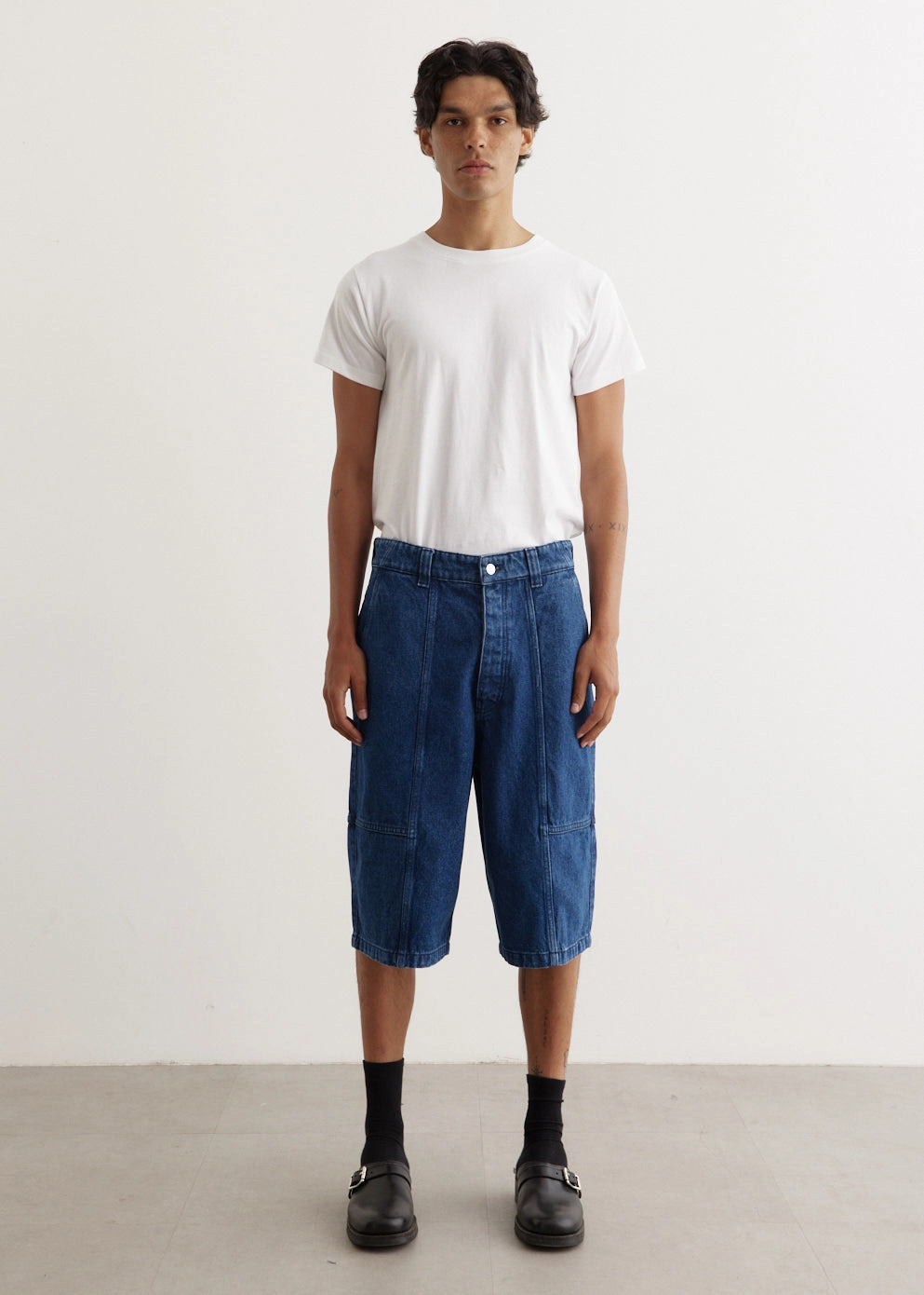 animal print shorts Workwear Shorts