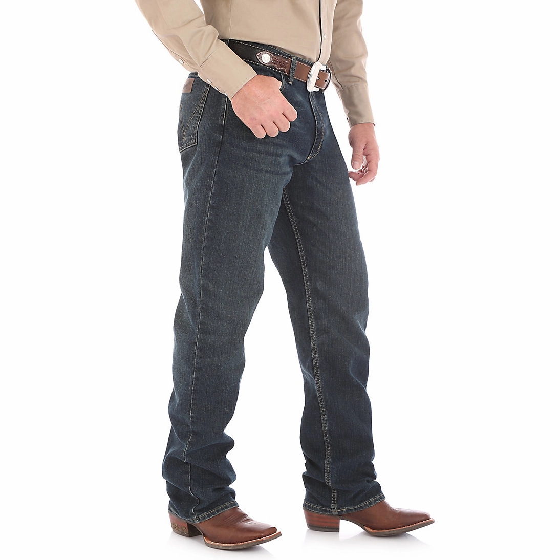 Textured Family Style Autumn Days Durable Rivet Hardware Wrangler 20X 01 Competition Jean