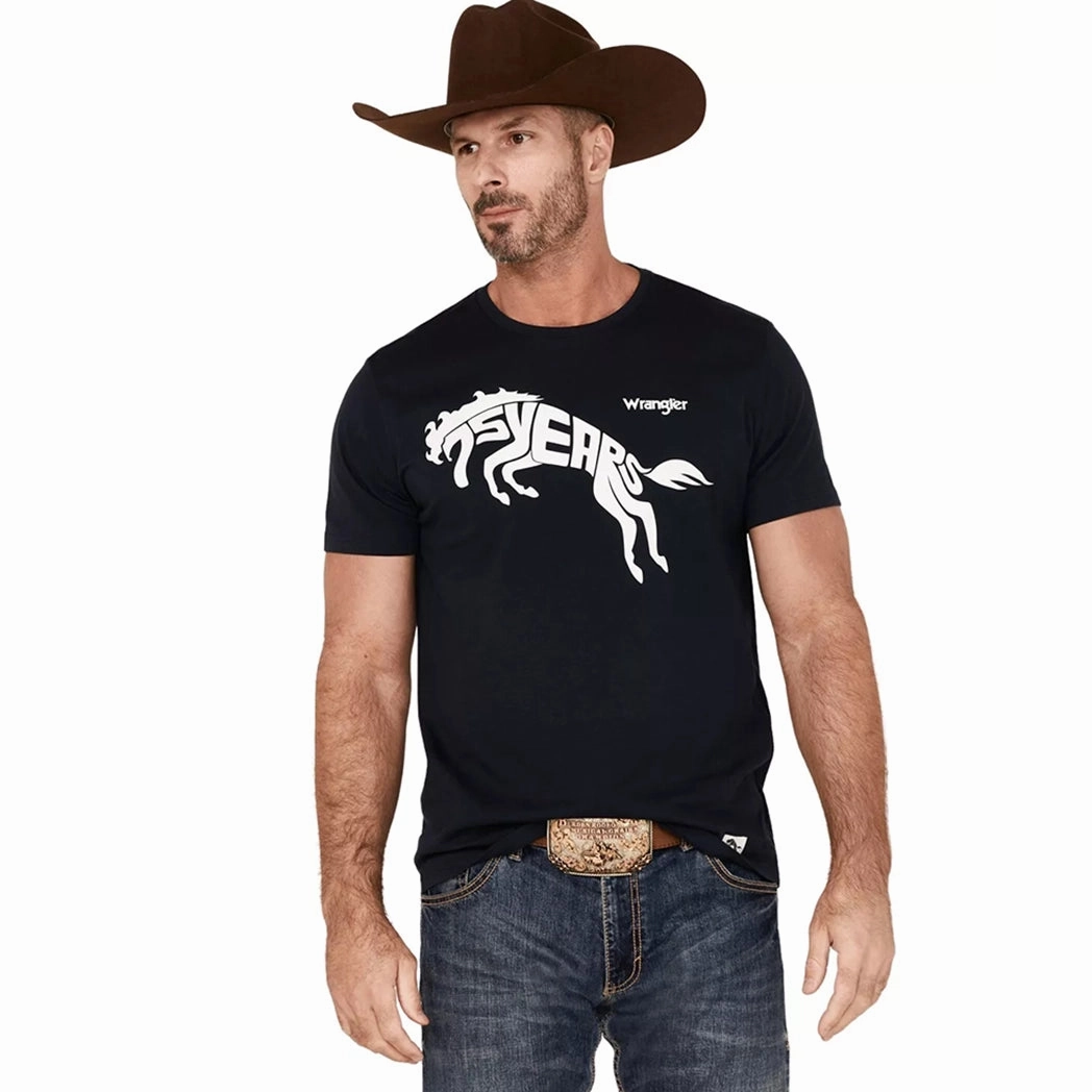 Simple Fit Layering Piece Wrangler 75 Years Horse Tee