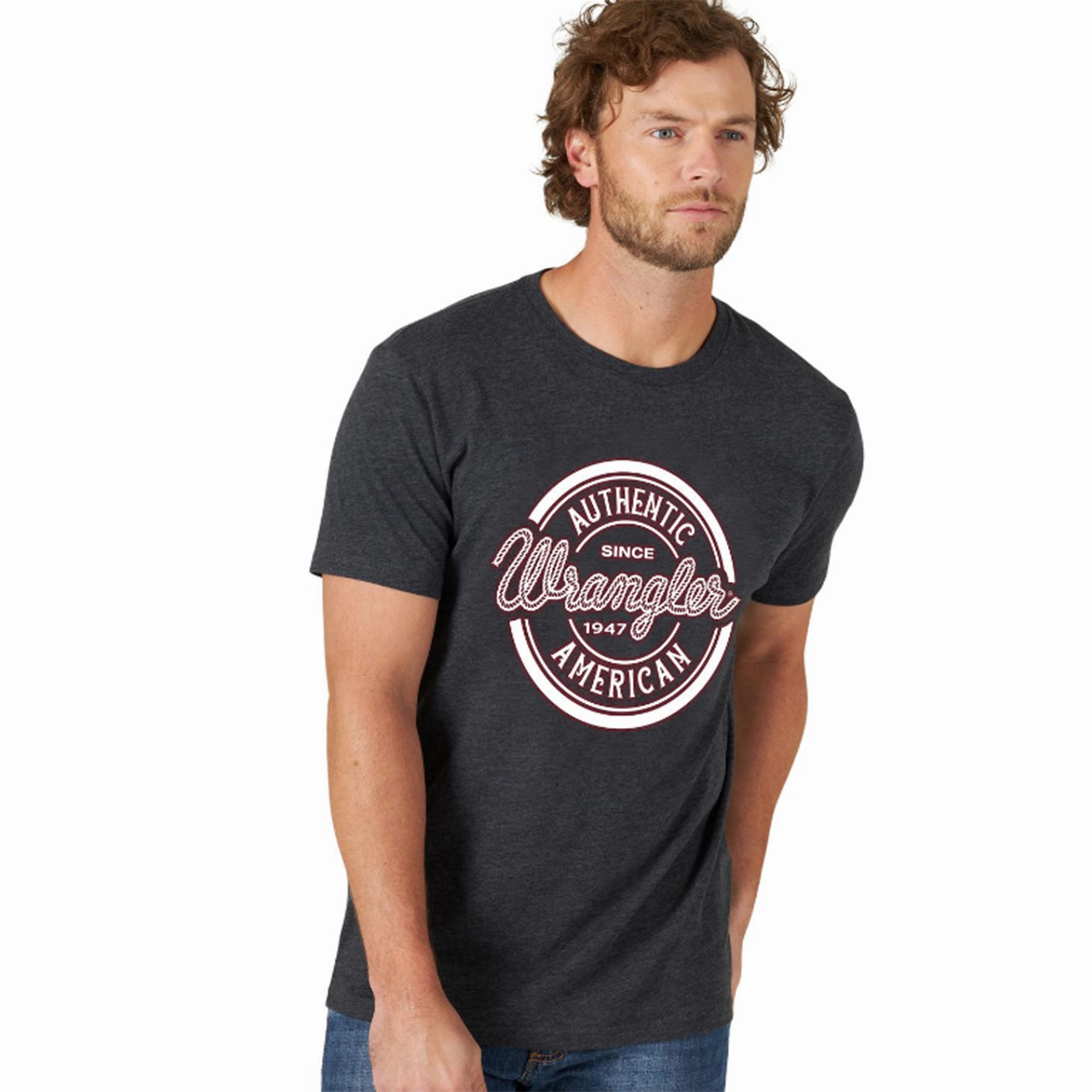 Wrangler Authentic American Graphic Tee Compact Fold Design