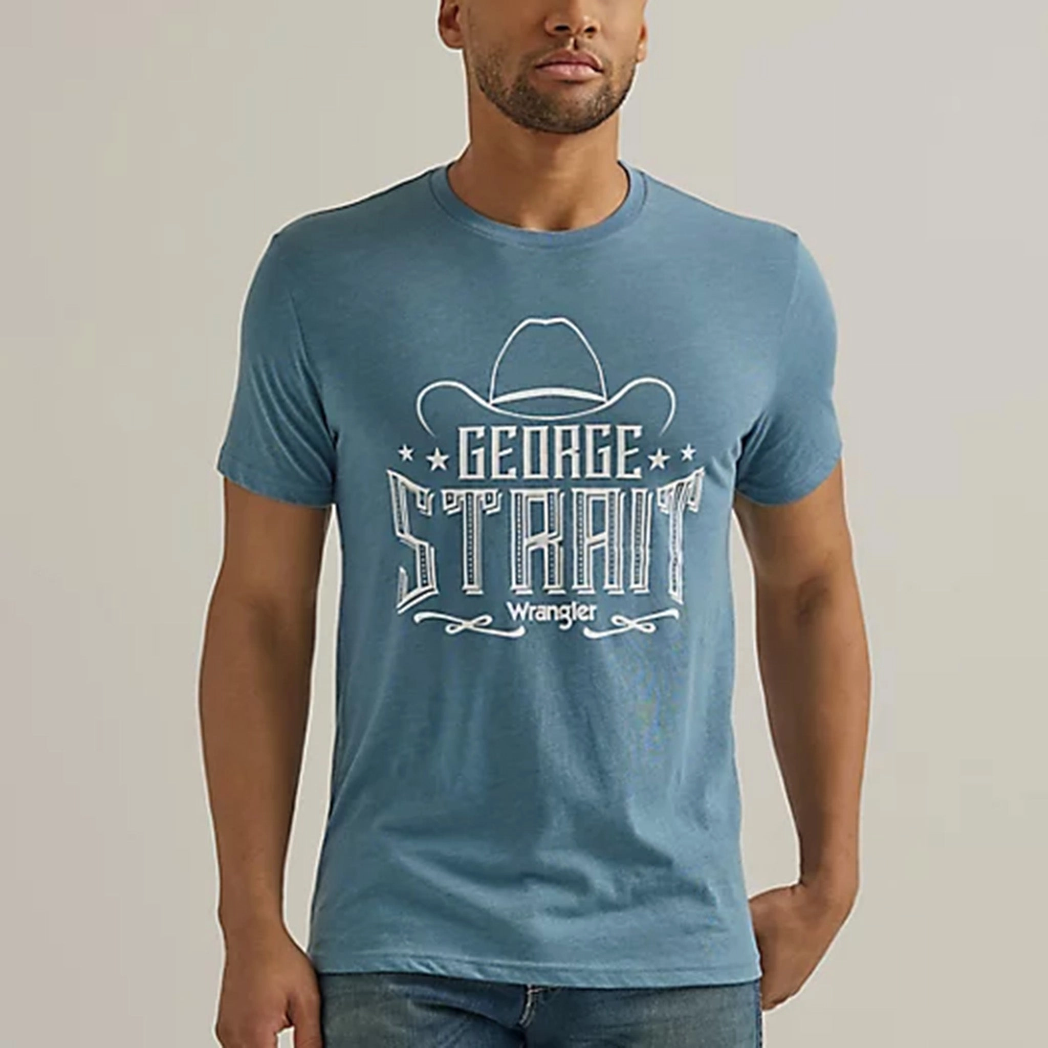 Wrangler Blue George Strait T-Shirt Morning Comfort