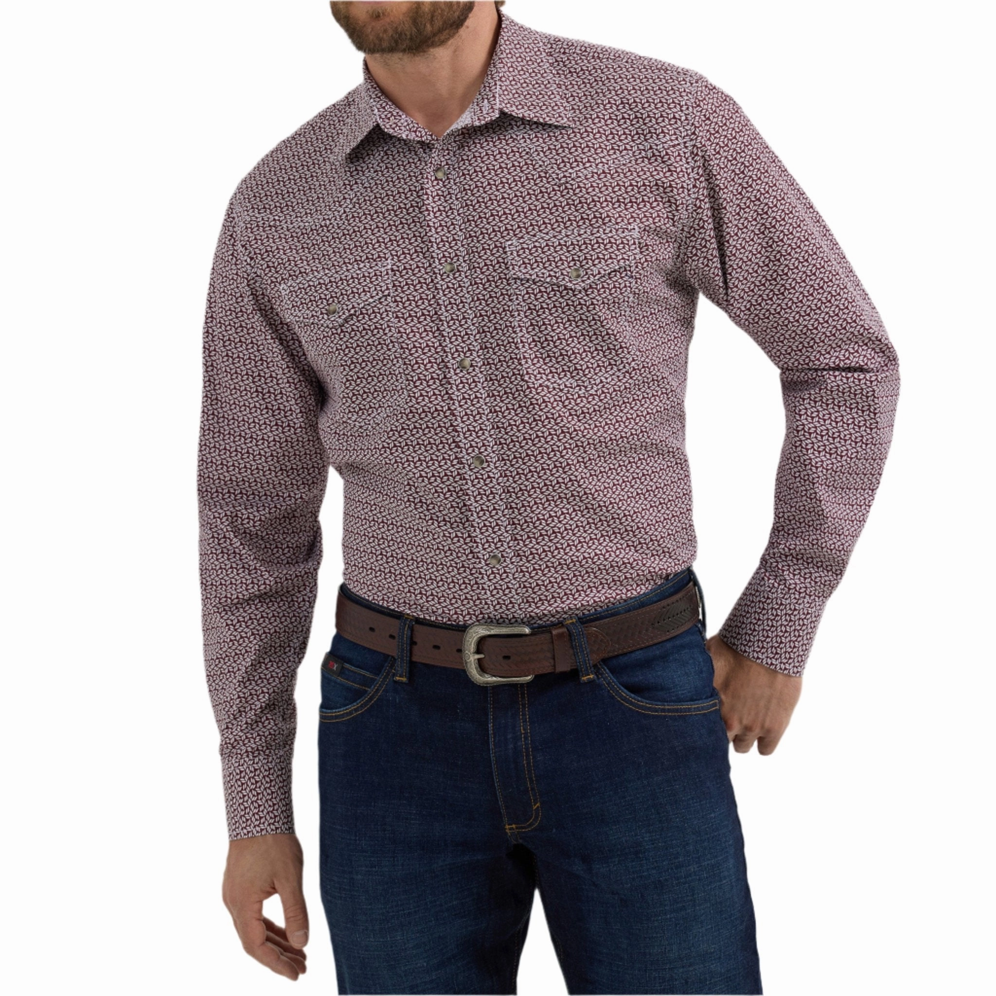 Wrangler Men's 20X Button Down Long Sleeve First Date