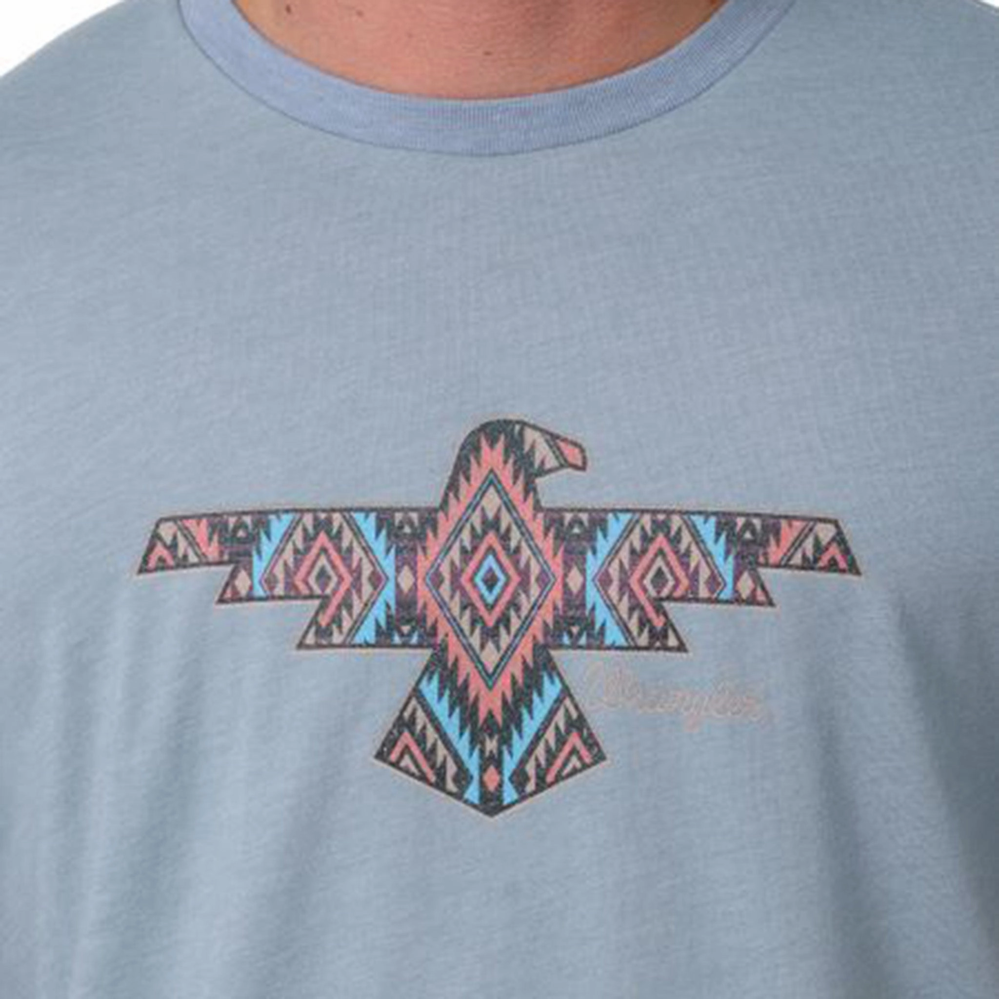 Lightweight Layer Wrangler Men's Grey Aztec Thunderbird Tee