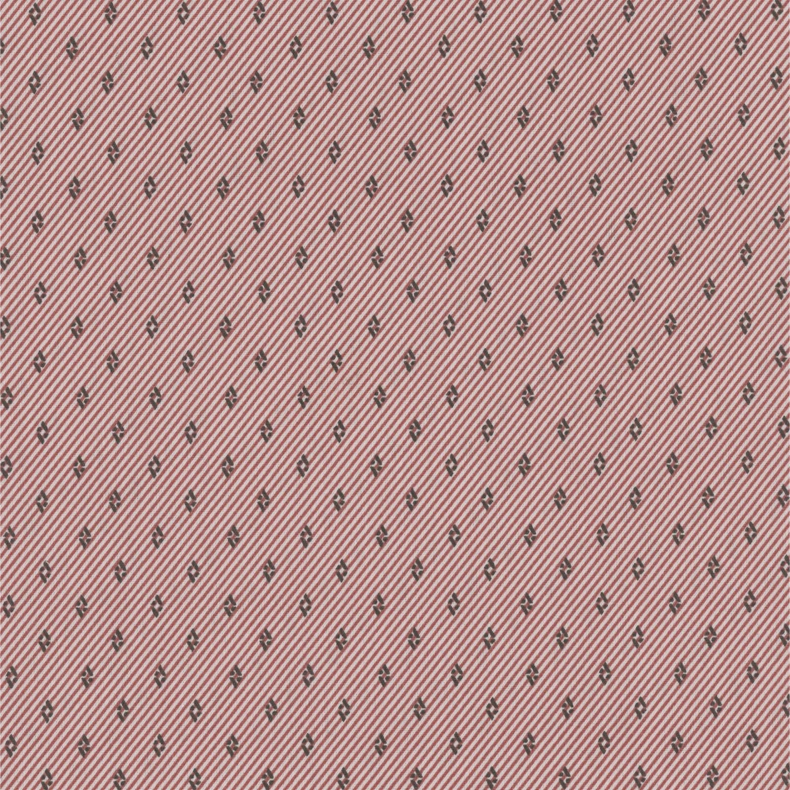 Smooth Stitch Pattern Moisture Wicking Material Wrangler Men's Peach Geometric Long Sleeve Shirt