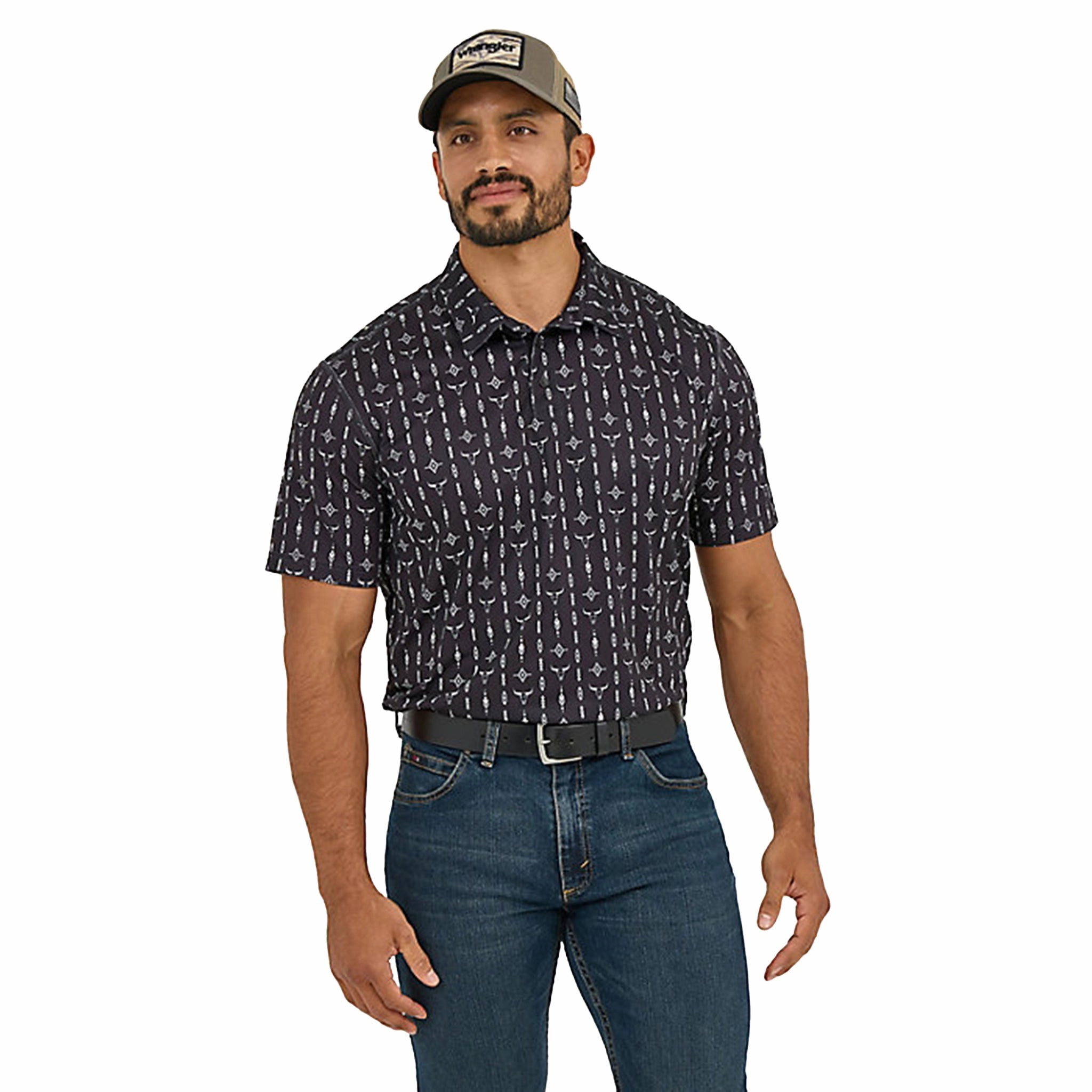 Anti Odor Treatment Wrangler Men's Performance Short Sleeve Polo