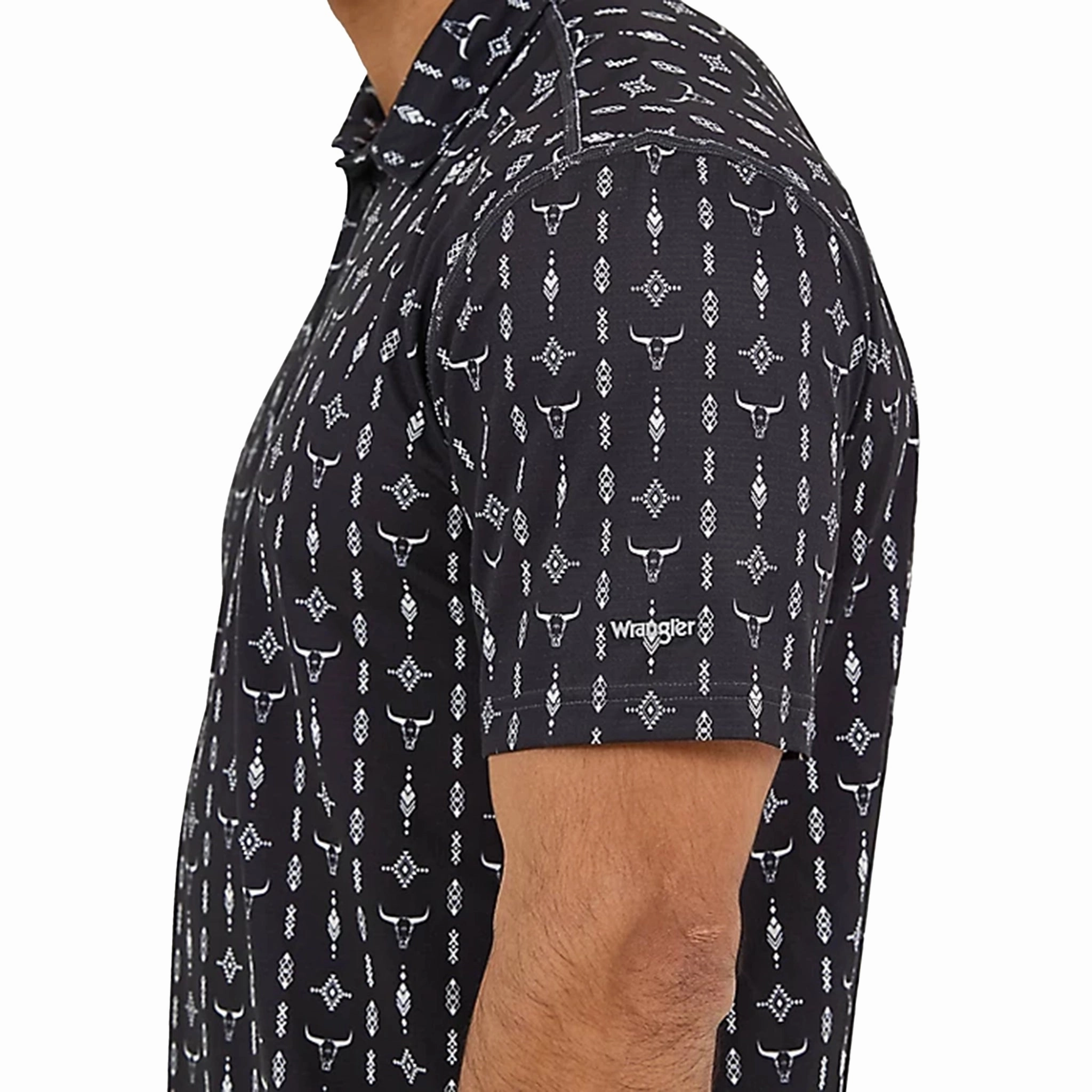 Ombre look Wrangler Men's Performance Short Sleeve Polo