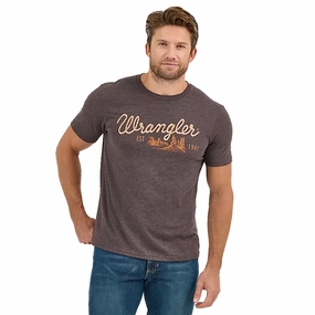 Business casual Wrangler Men's Rope Emblem Graphic Tee