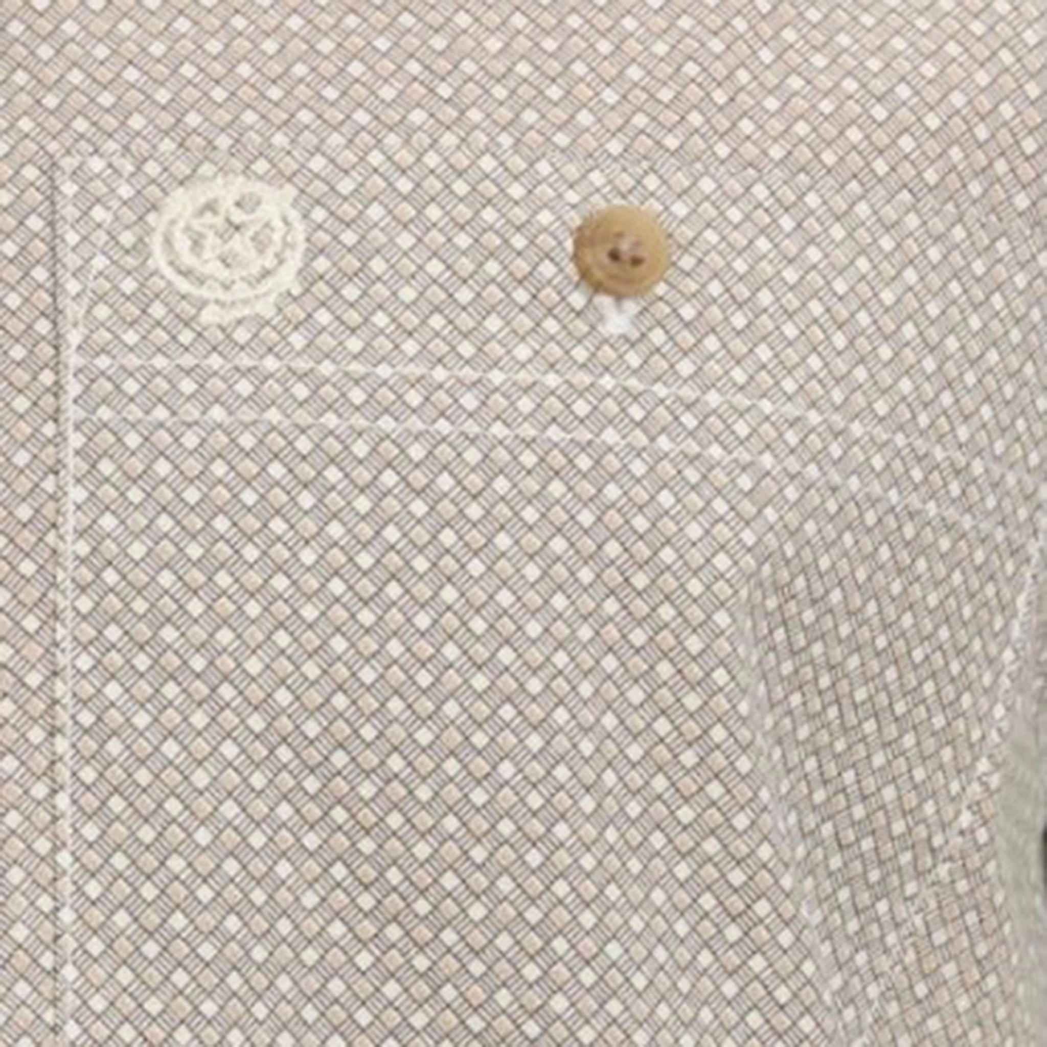 Functional Wear Wrangler Men's Tan Diamond Print Shirt