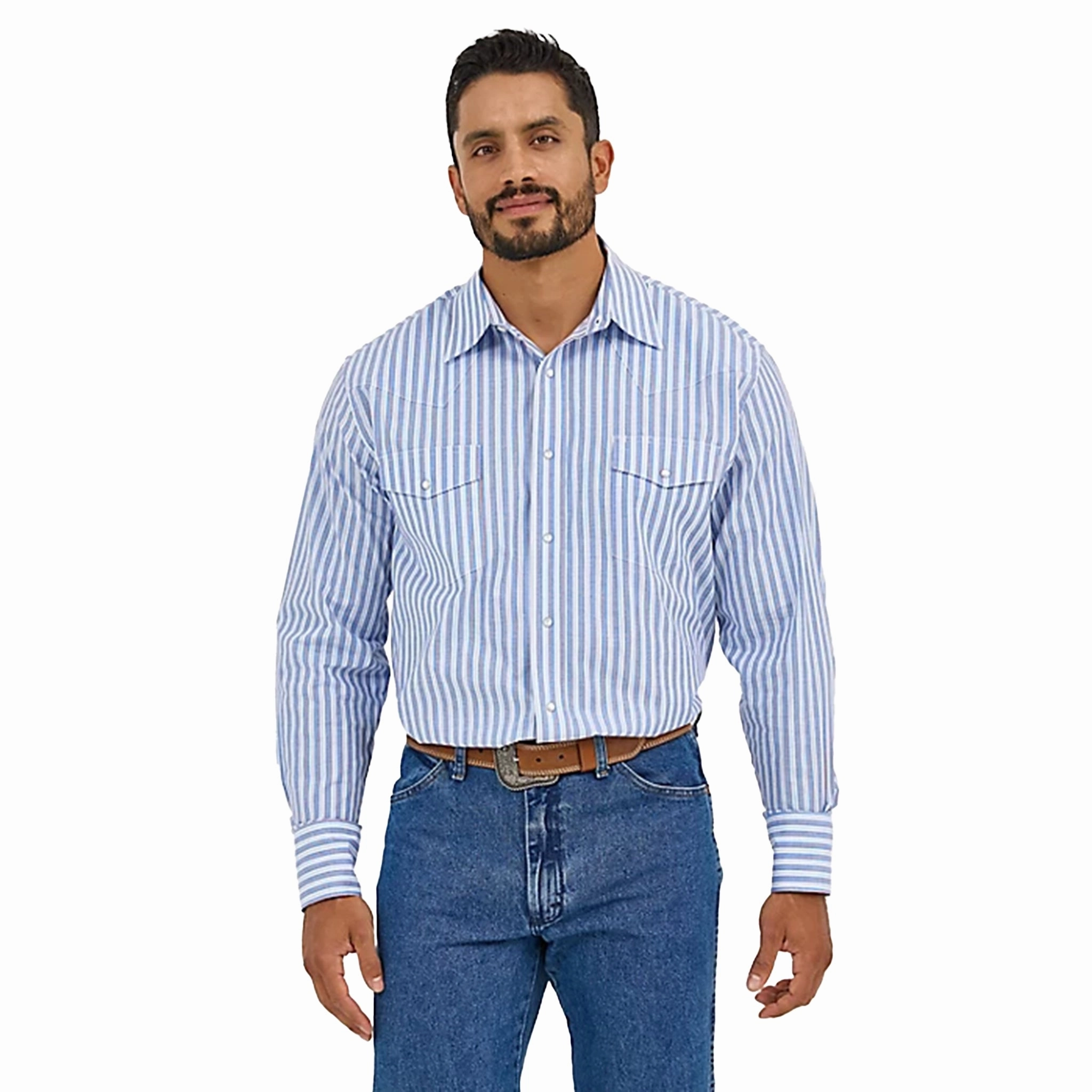 Sleepwear Wrangler Men's Wrinkle Resist Long Sleeve