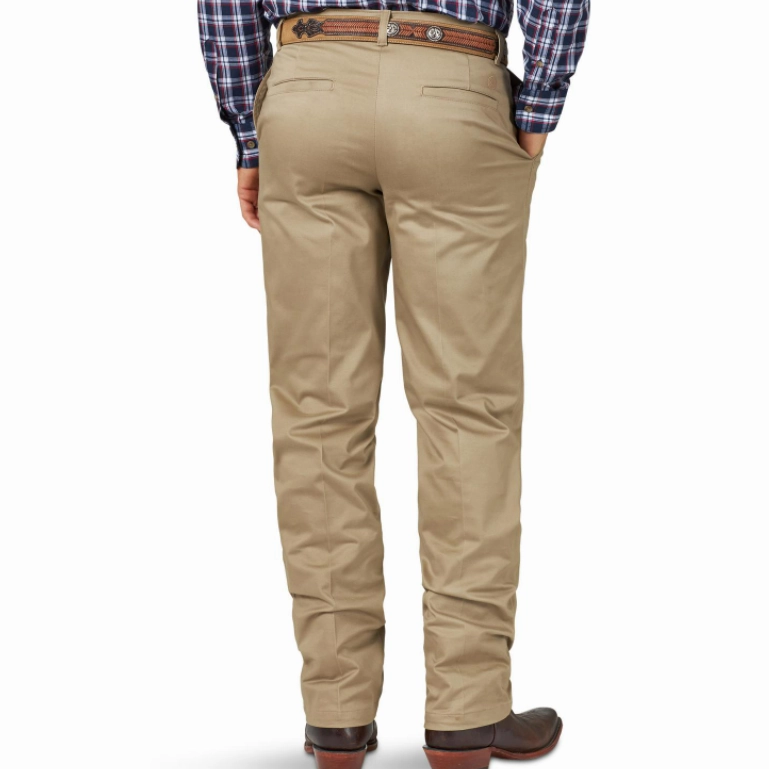 Wrangler Riata Khaki Pants Outfit Combo Layered Knee Panels