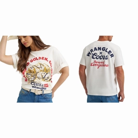 Wrangler Unisex X Coors Brewed Mountain Tee EasyCare Fabric