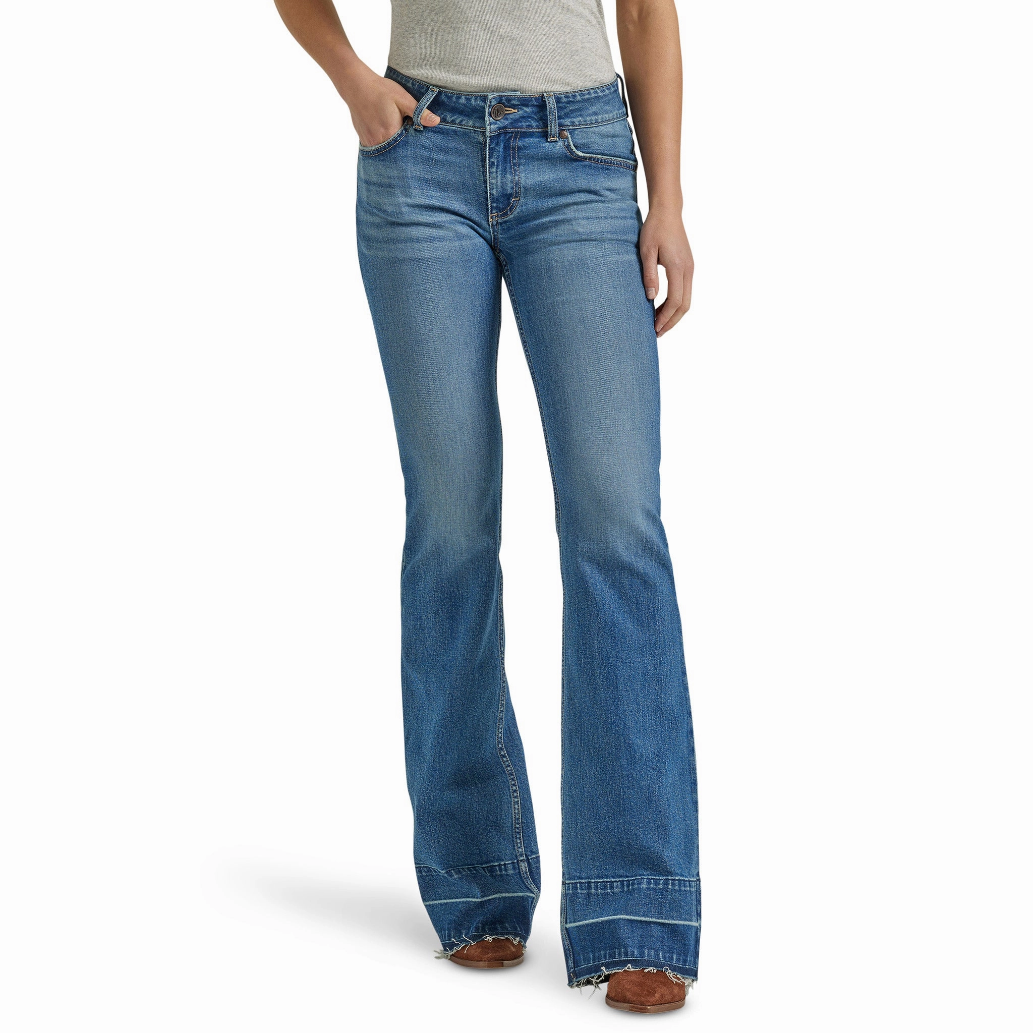 Textured Versatile Shopping Day Wrangler Women's Brianna Retro Trouser