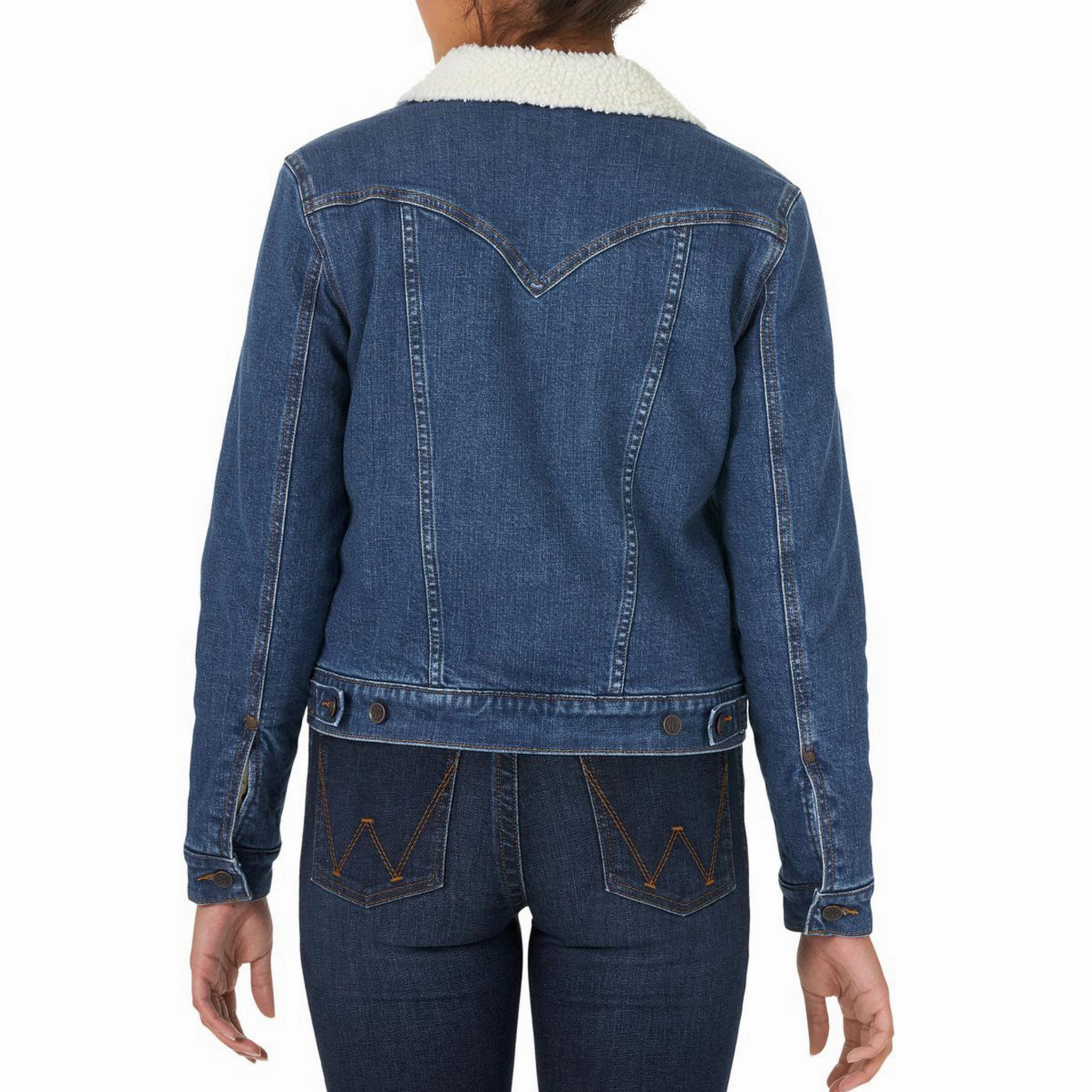 BondedSeams Wrangler Women's Denim Sherpa Jacket