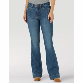 Wrangler Women's High Rise Hadley Trouser Creative Look Elegant Road Trip