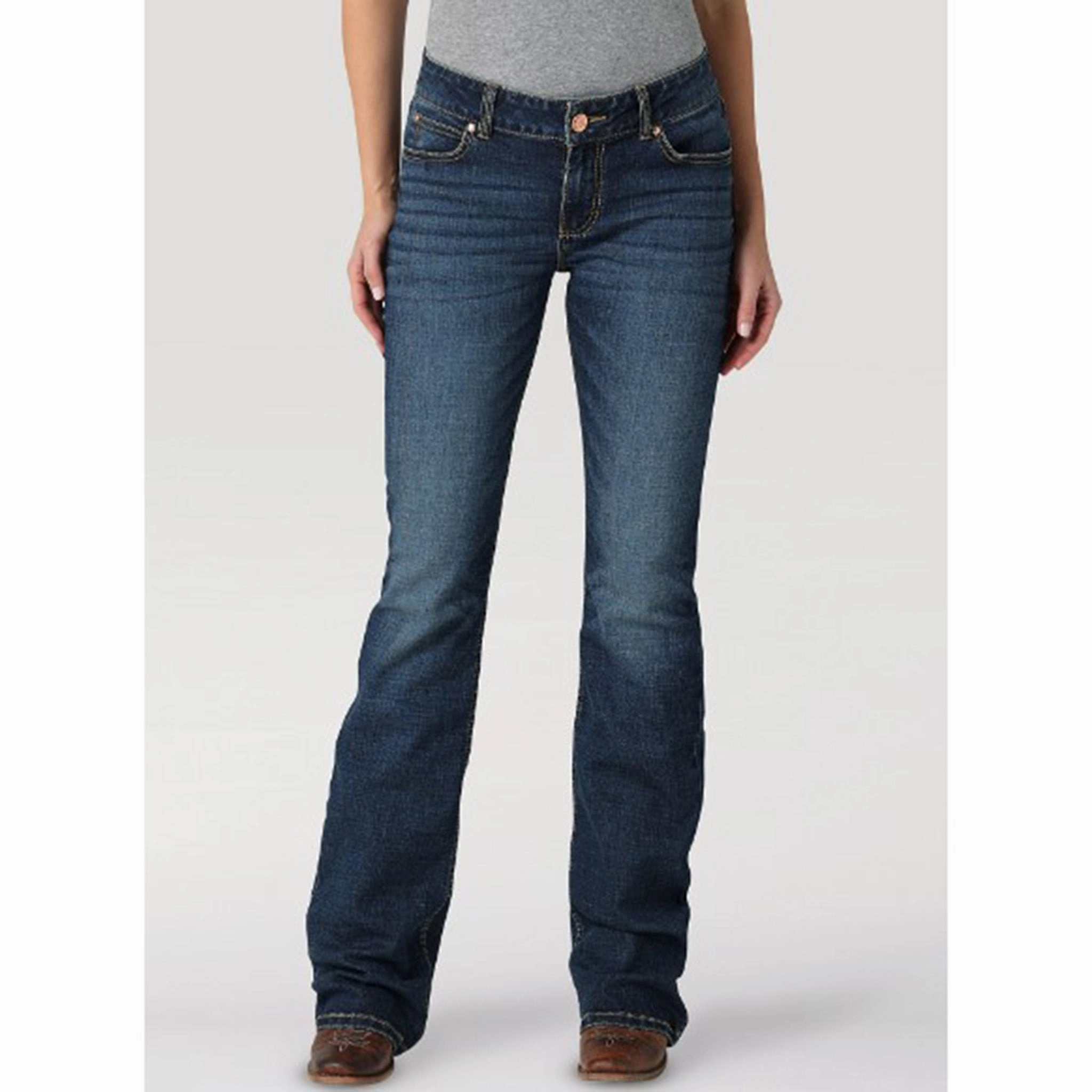 Weekend Wear Wrangler Women's Retro Mid Rise Jeans