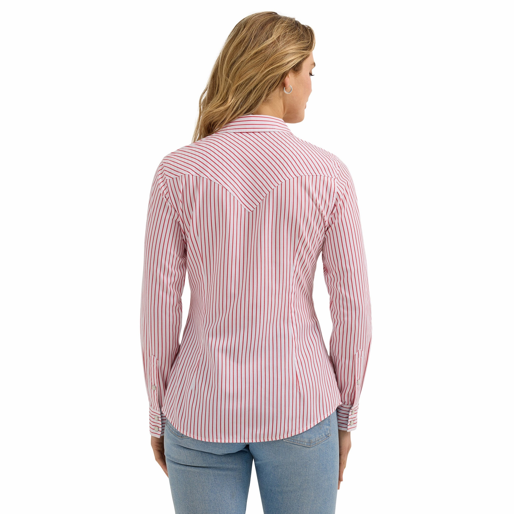 Tagless Neckline Wrangler Women's Retro Pearl Snap Long Sleeve