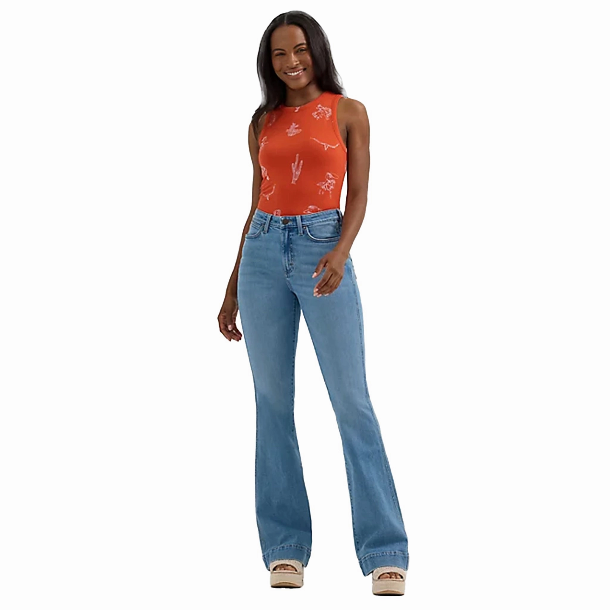 Sporty Cardigan TwillWeave Wrangler Women's Western Icon Sleeveless Tank