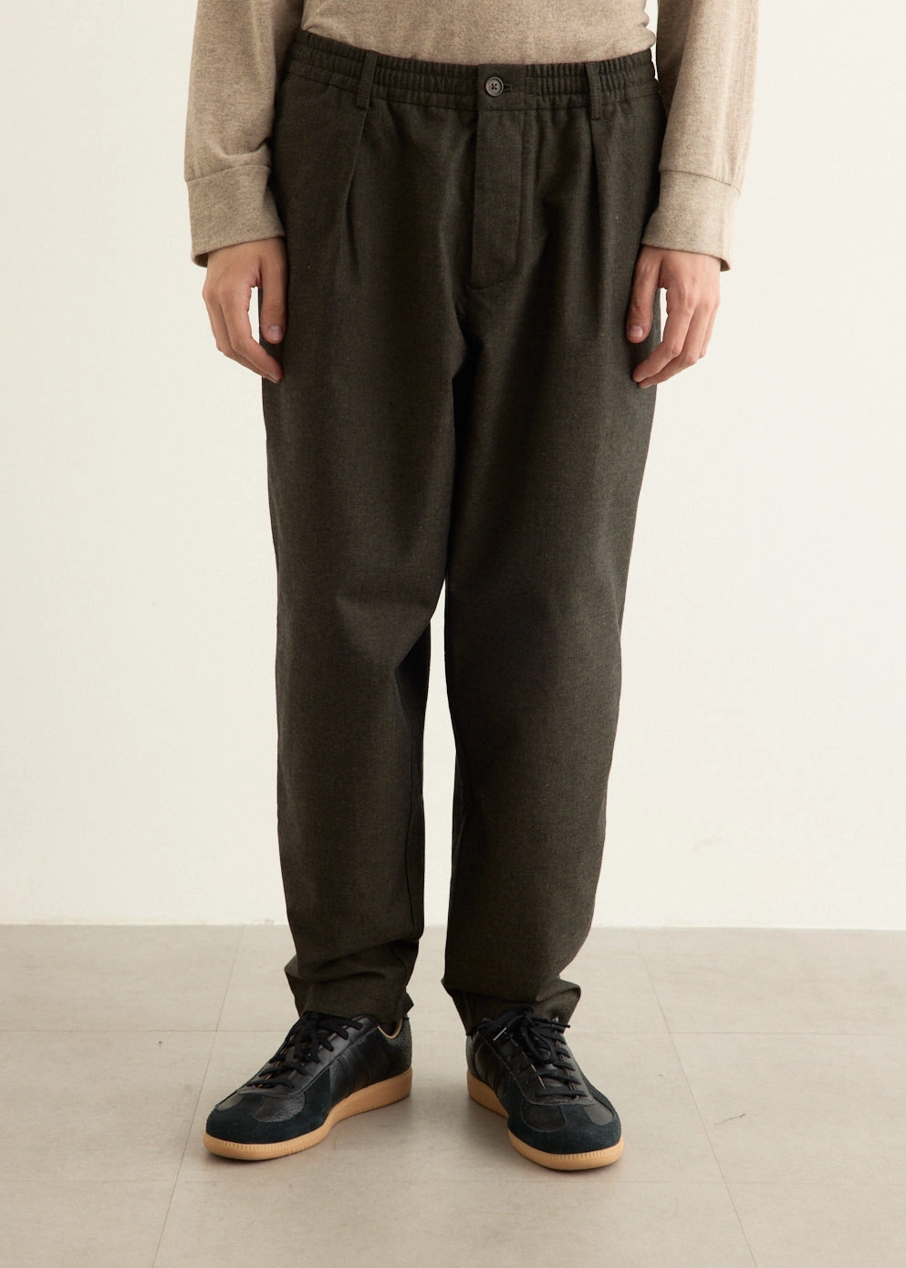 Cozy And Stylish Pleated Track Pants