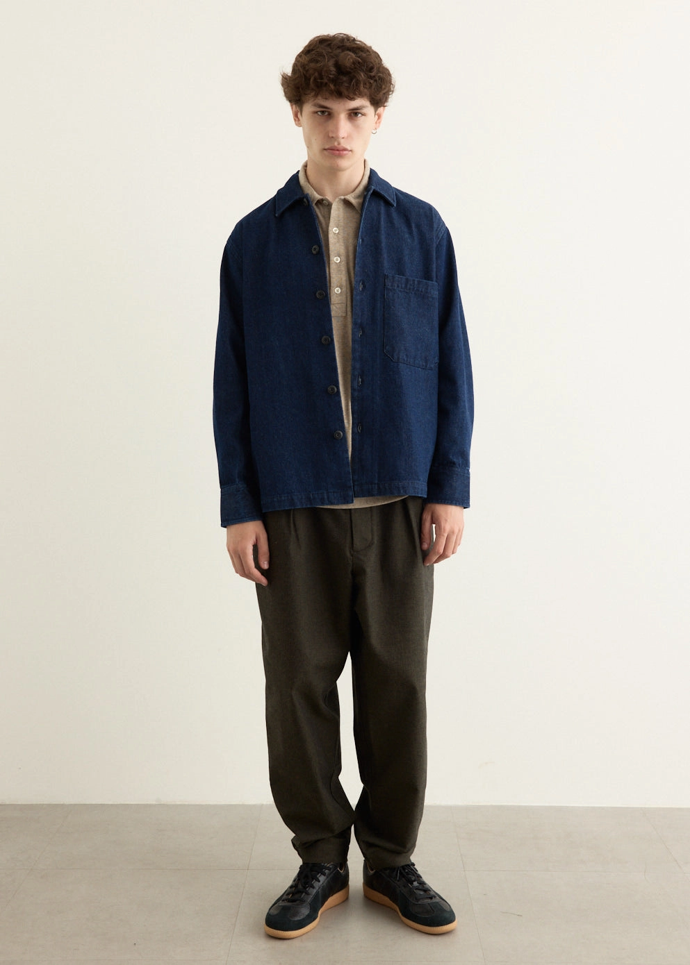 Cozy Stretch Pleated Track Pants