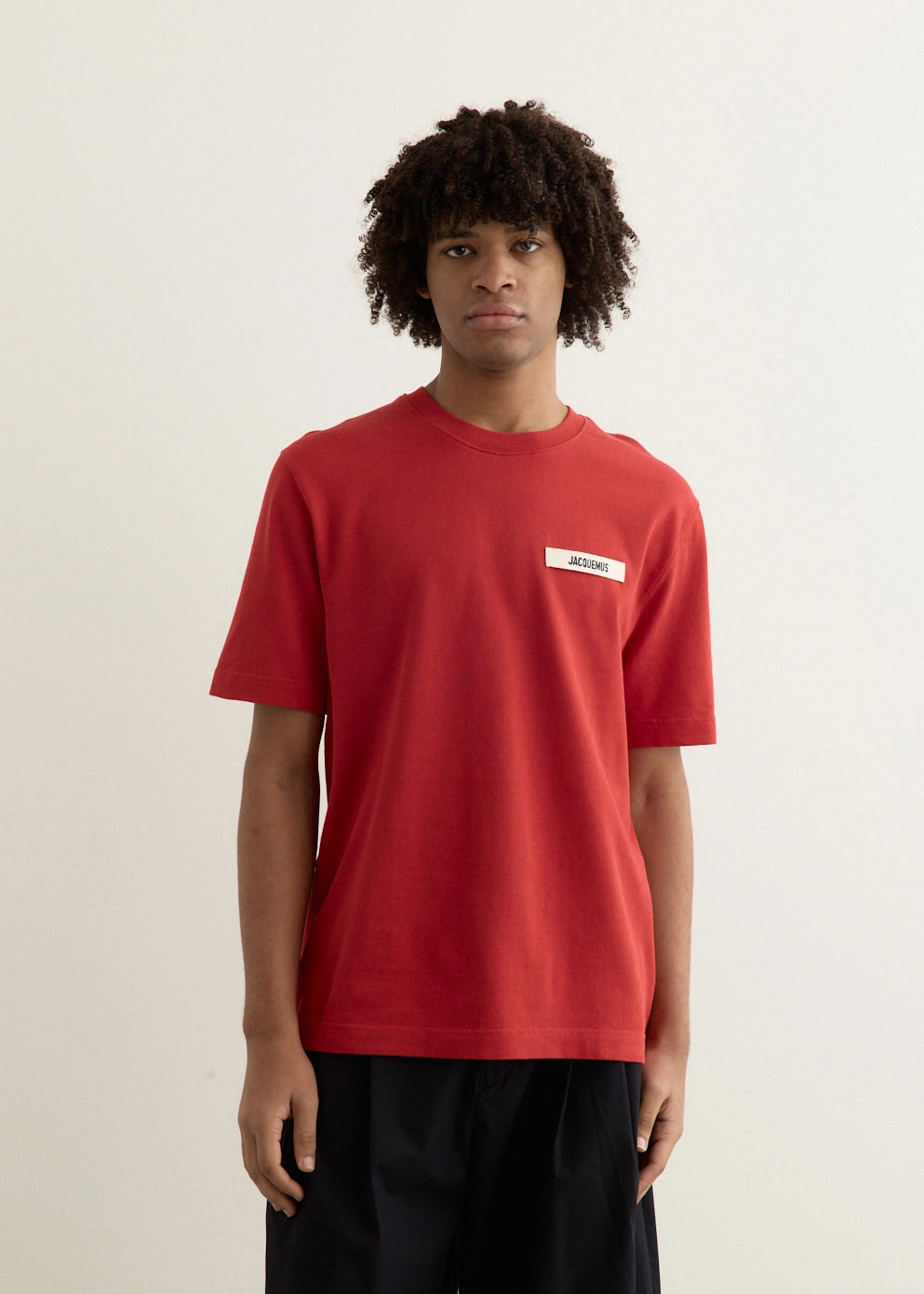 Le T-Shirt Gros Grain ReinforcedNeckline