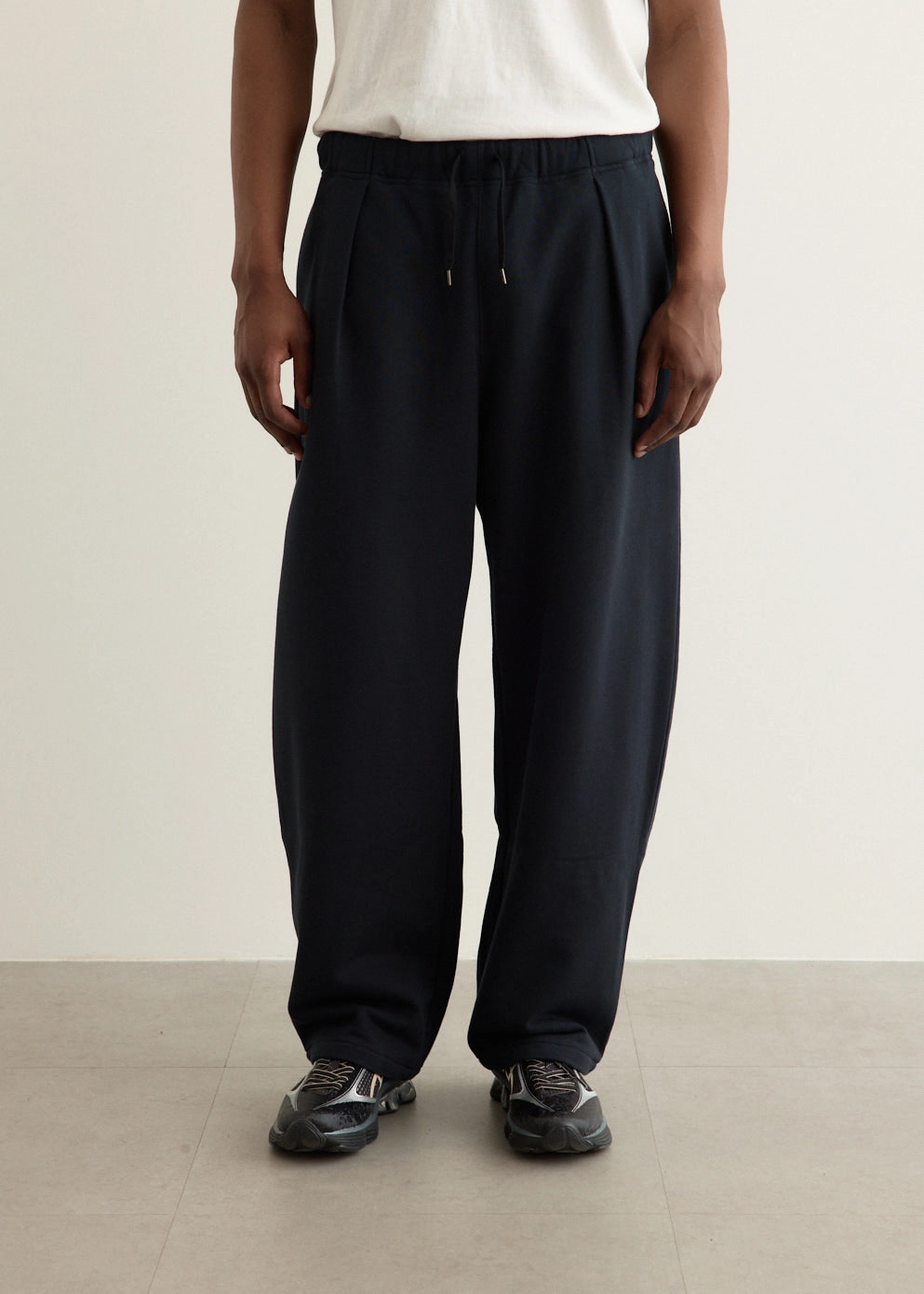 TaglessLabel Cotton Jersey Wide Pants