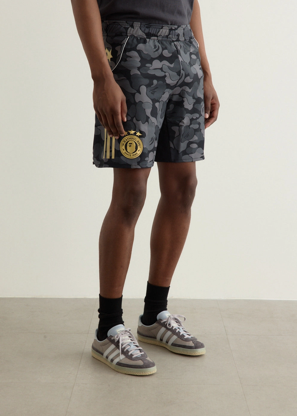 x BAPE Football Shorts Casual Days