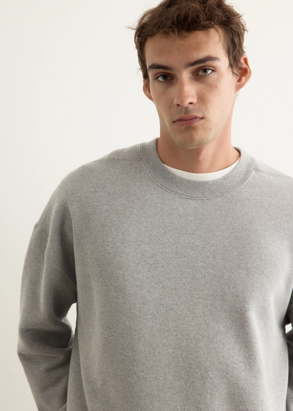 x BEAMS Plus Holly Jersey Sweat Subtle Texture Detail Cozy Fleece
