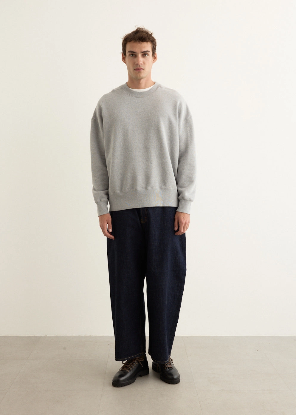 Flexible Ribbed Trim x BEAMS Plus Holly Jersey Sweat