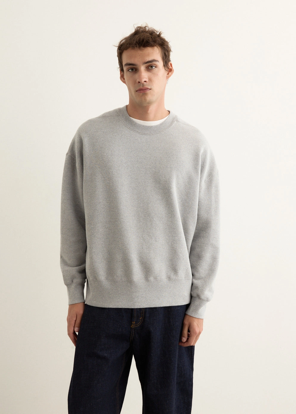 x BEAMS Plus Holly Jersey Sweat Cold-weather knit Ethical Production Knitwear