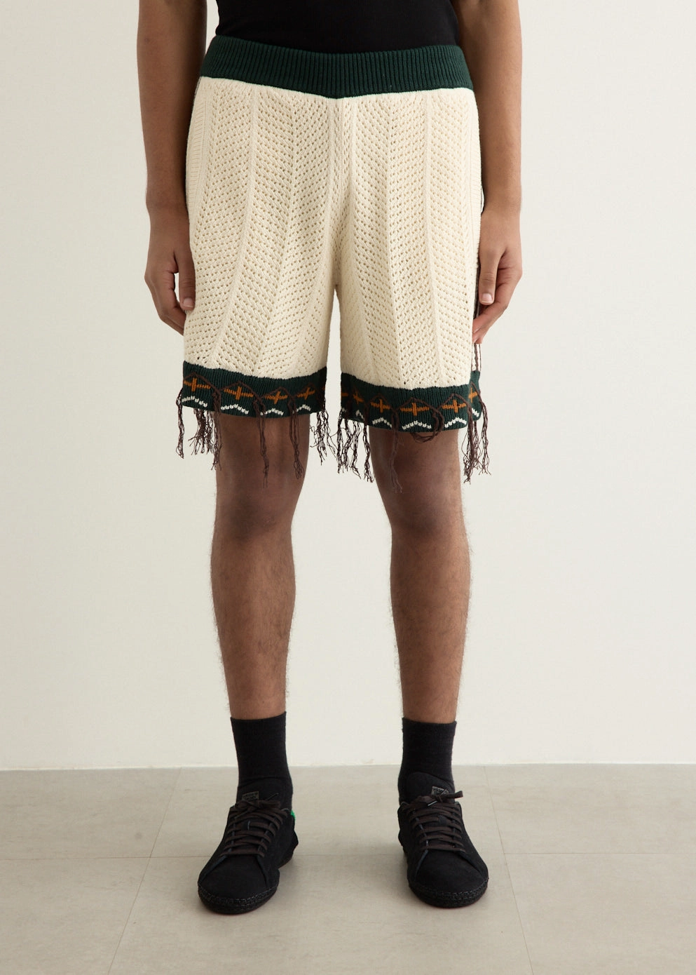 Sporty Edge Breezy Layer Fit x CLOT by Edison Chen Crochet Shorts