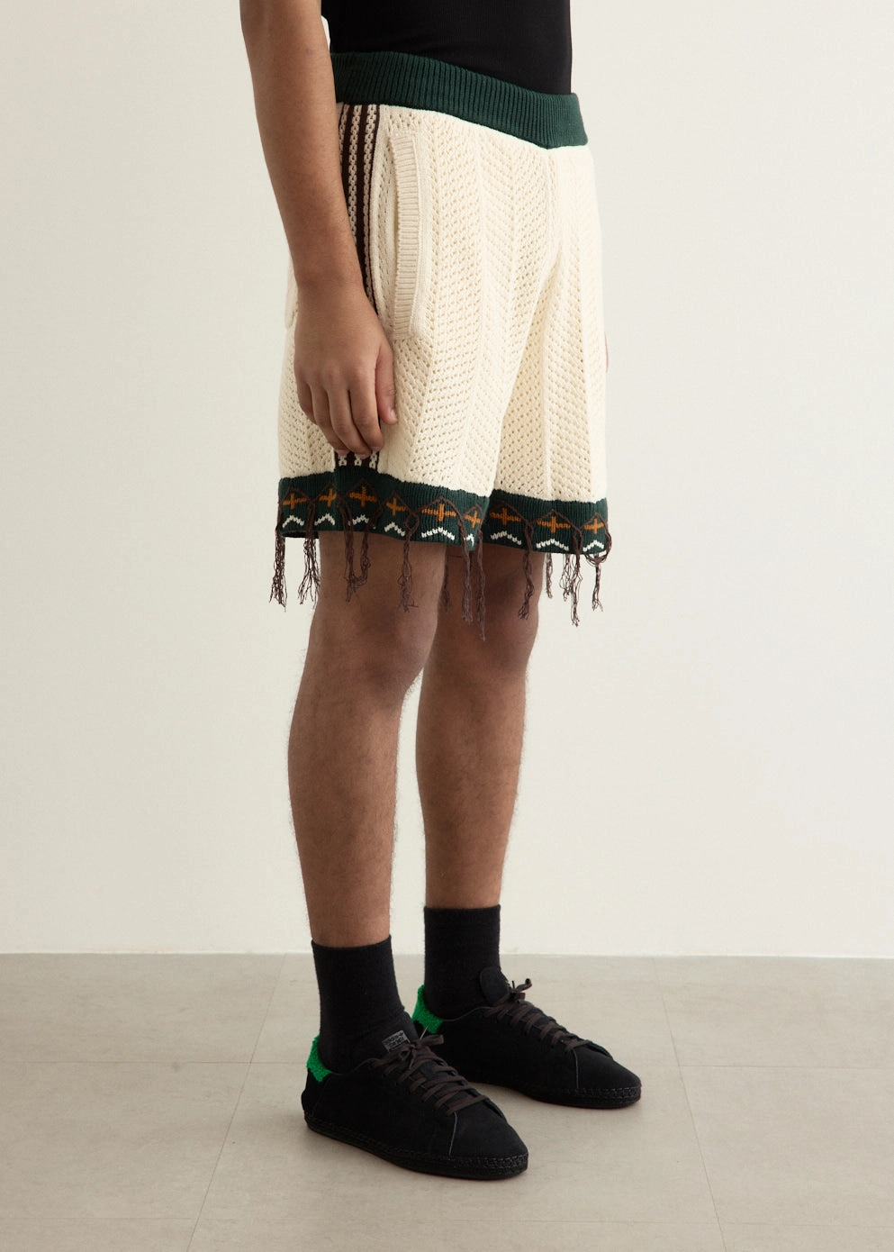 Water Resistant formal alternative x CLOT by Edison Chen Crochet Shorts
