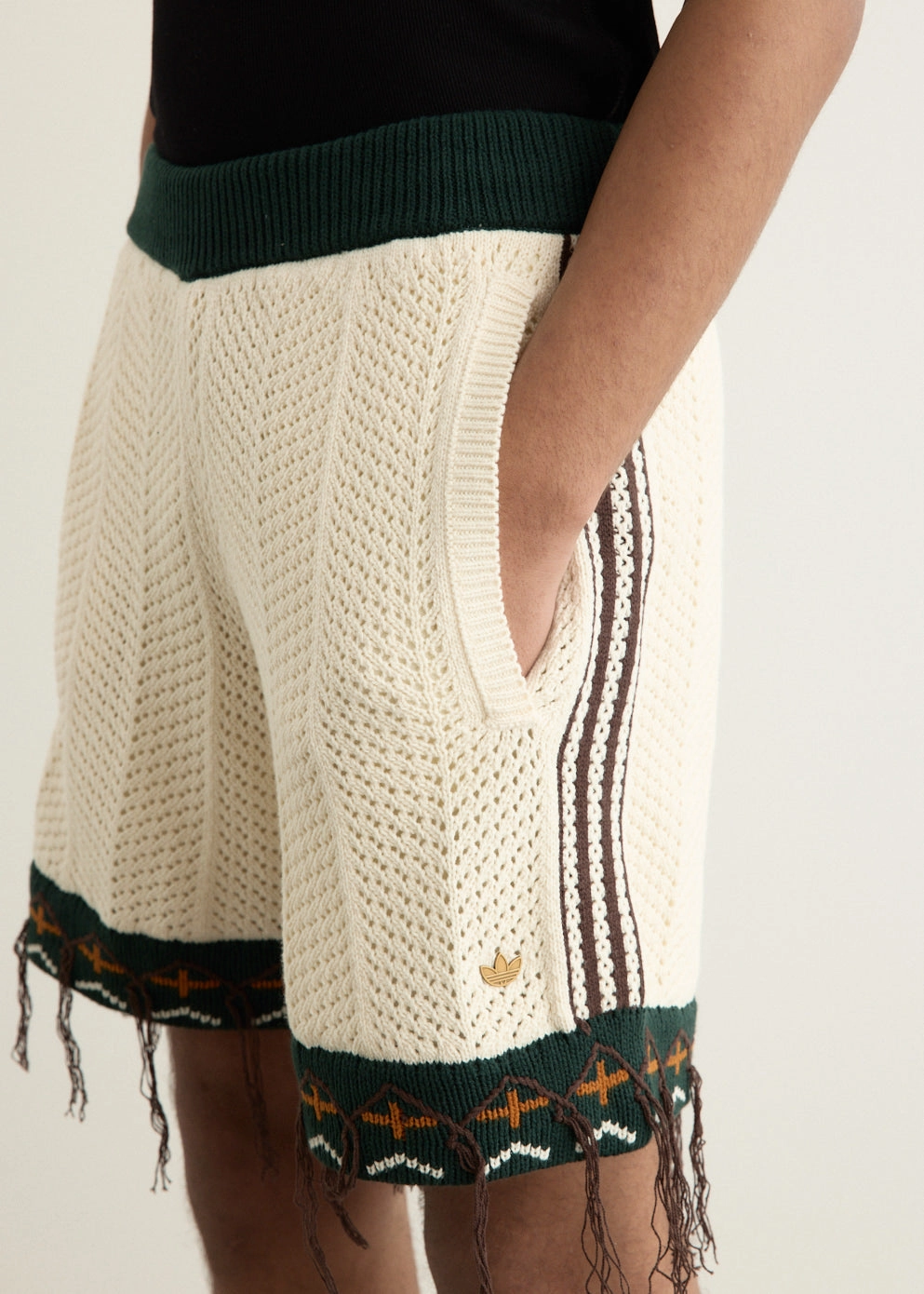 x CLOT by Edison Chen Crochet Shorts High-End Option Socks