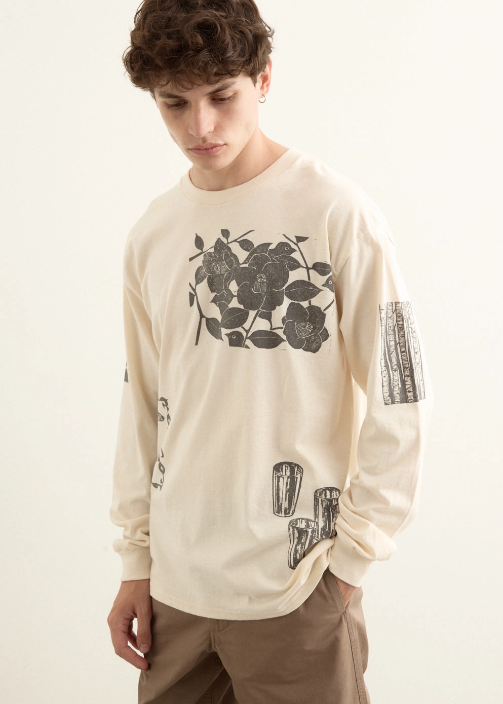 Casual Design Fit Soft and Stylish x F.KITAMURA Long Sleeve T-Shirt