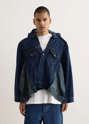 amusement x Levis Customised Denim Vest