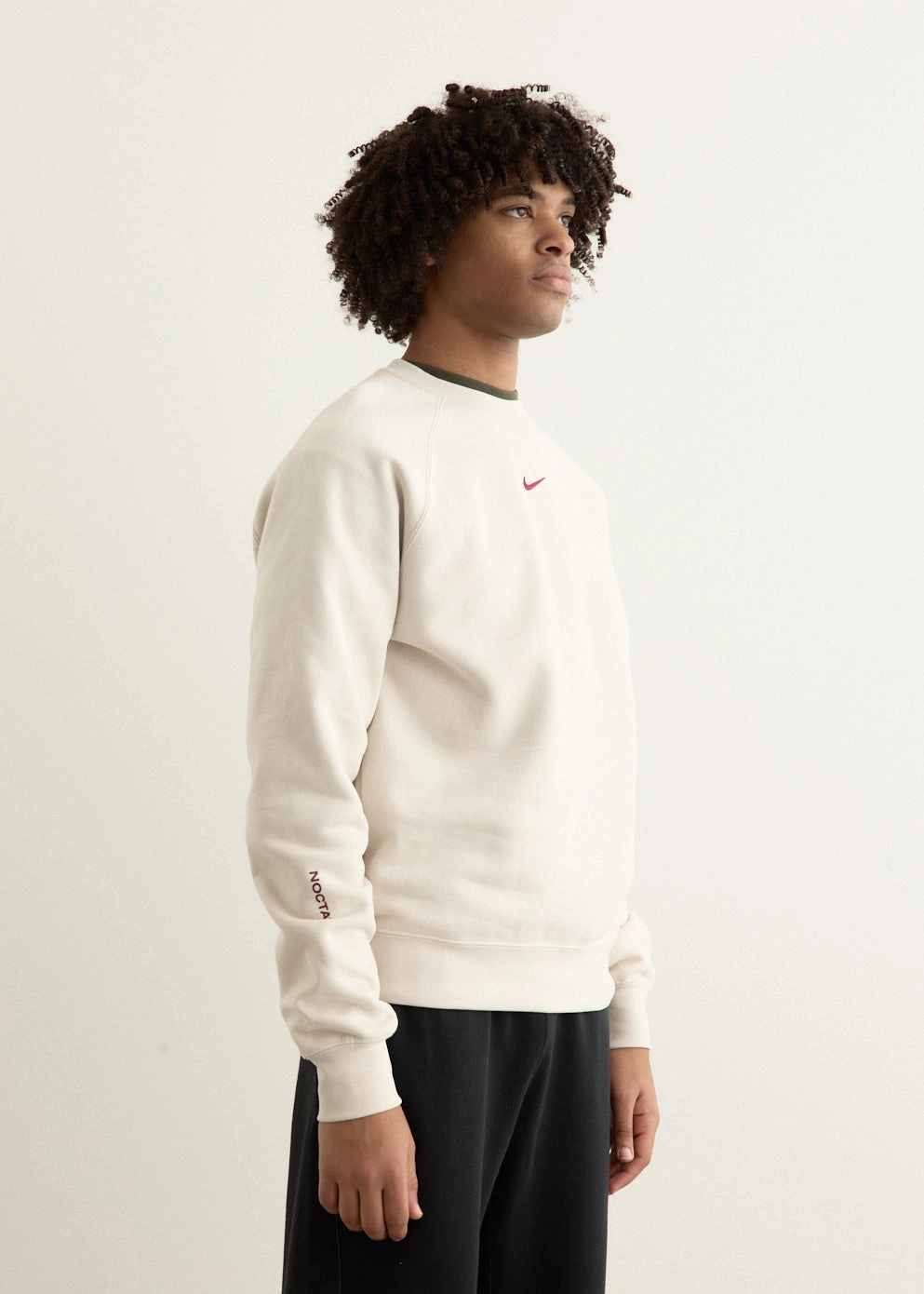 x NOCTA Fleece Crewneck Sweatshirt Soft and Stretchy Simple Knitwear