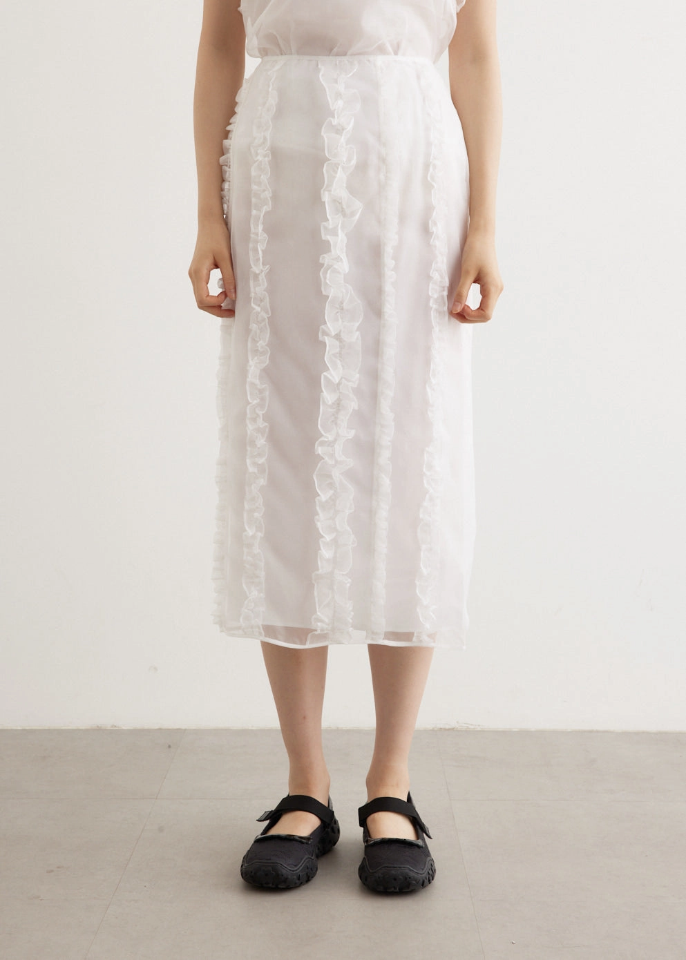 Tiered hem x Nona Source Ocean Skirt