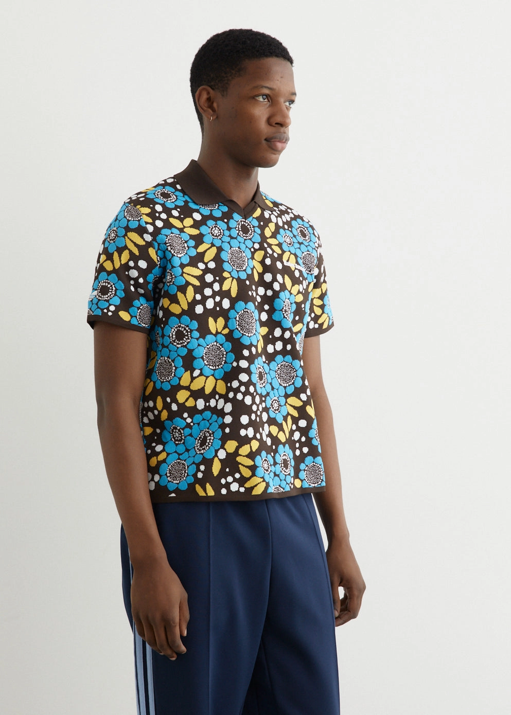 x Wales Bonner Knit Polo Casual Elegance Fashionable Comfort