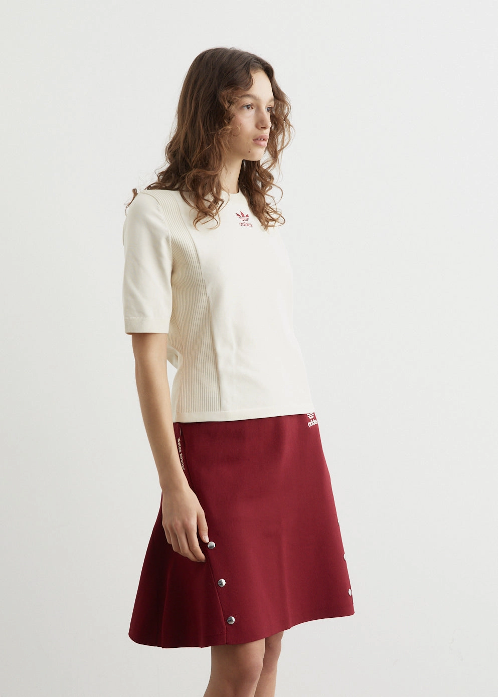 x Wales Bonner Knit Short Sleeve Top OversizedSilhouette UV Protection Fabric