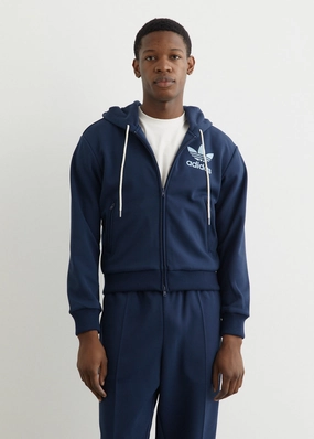 Ultra Soft Merino Blend Light Reflective Trim x Wales Bonner Track Hoodie