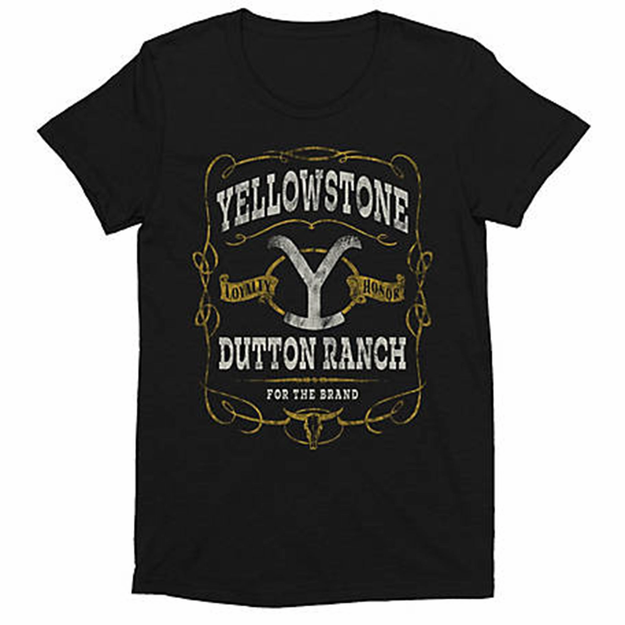 Yellowstone Black Label Tee Durable Thread Construction
