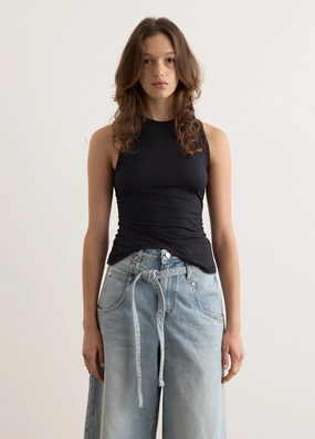 law Low Profile Fastenings Ying-Yang Tank Top