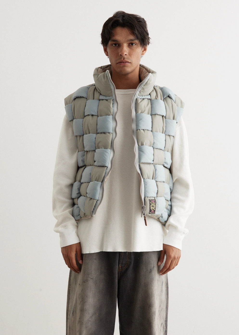 Ripstop Nylon KEEL-WEAVING Vest Occasion Lightweight Thermal Insulation