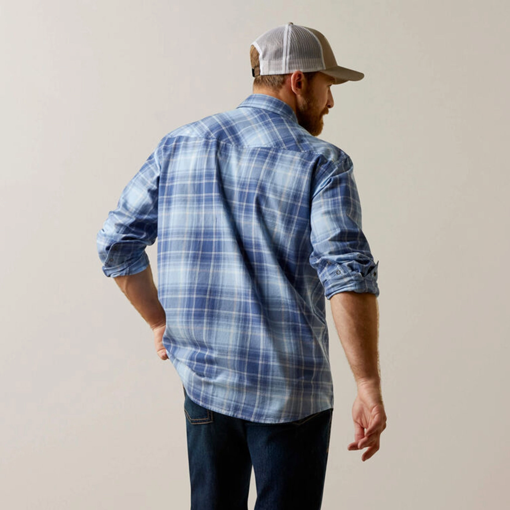 Linen blend Sophisticated Look Ariat Men's Halmaty Shirt