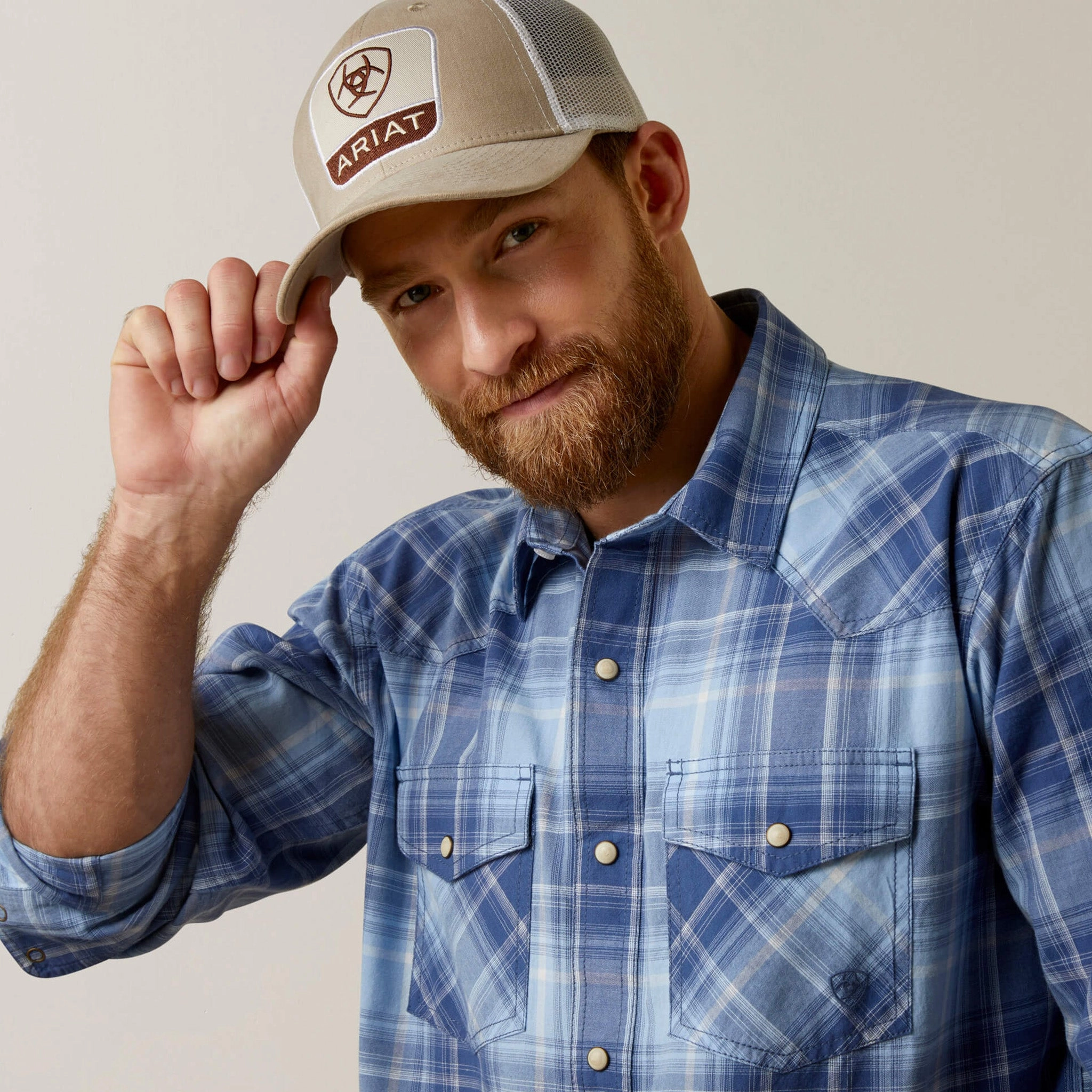 Metallic Finish Timeless Wardrobe Ariat Men's Halmaty Shirt