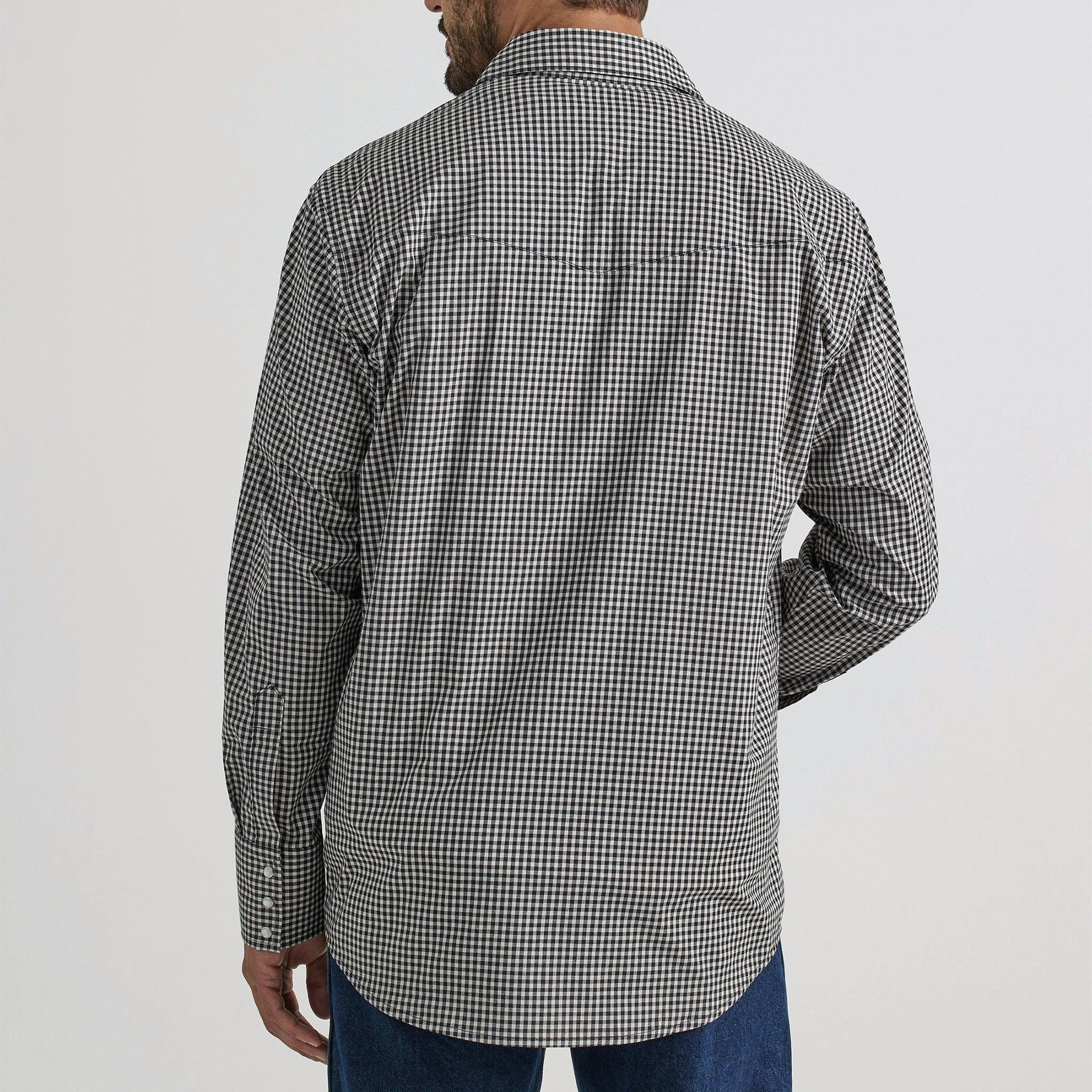 Wrangler Men's Wrinkle Resist Shirt Sleek Fit