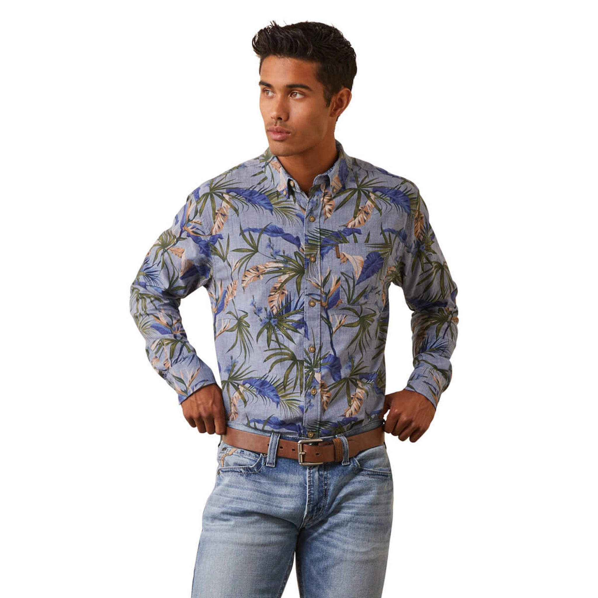 Work Appropriate Ariat Men's Paradise Palm Shirt